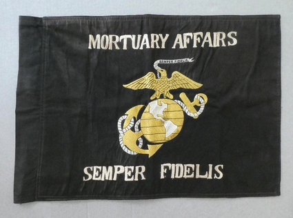 Front of Mortuary Affairs black flag